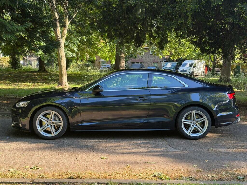 Audi A5 Coupe 2.0 Tdi S Line S Tronic Euro 6 Ss 20 OY17GWM Blue #3