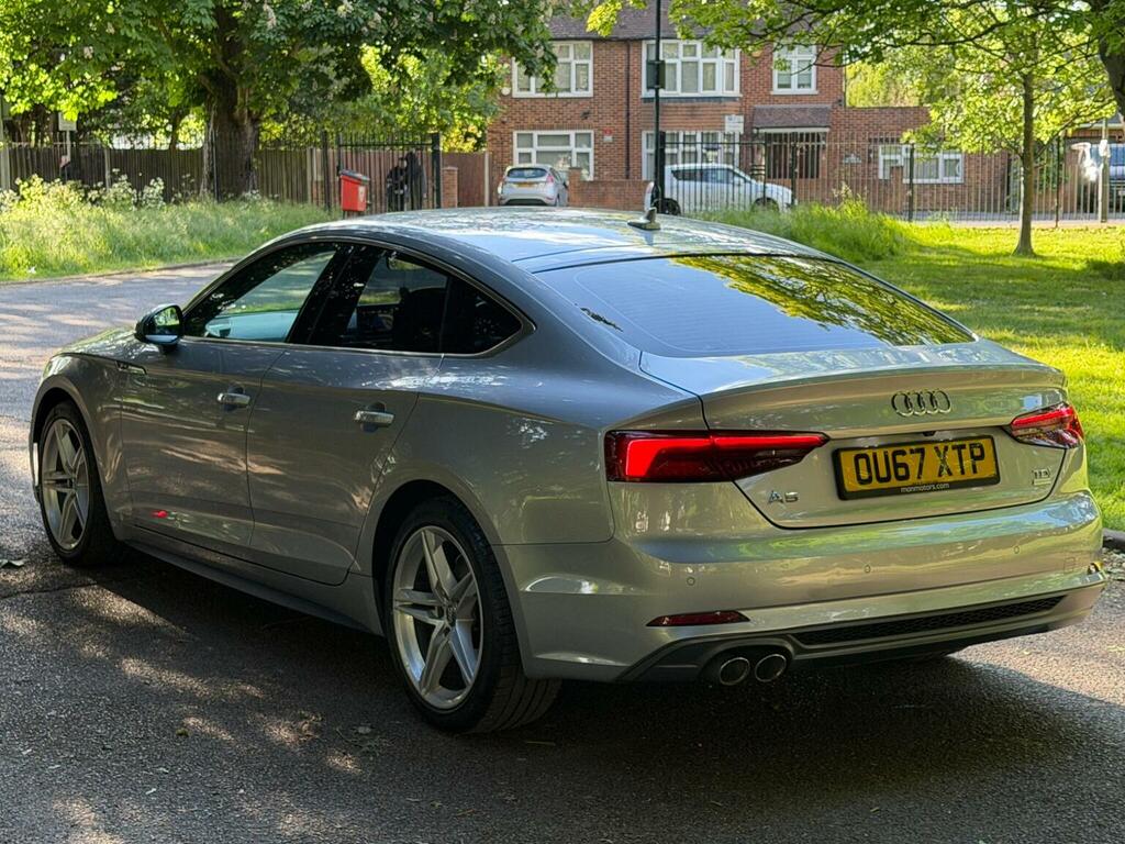 Audi A5 Hatchback 2.0 Tdi Ultra S Line Sportback S Tronic OU67XTP Silver #4