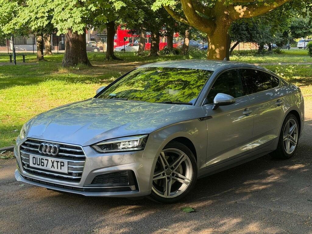 Audi A5 Hatchback 2.0 Tdi Ultra S Line Sportback S Tronic OU67XTP Silver #3