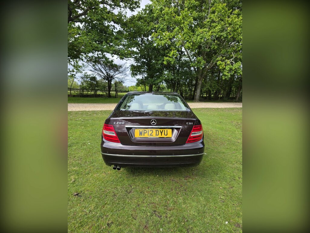 Mercedes-Benz C Class 2.1 C200 Cdi Blueefficiency Elegance Saloon Di WP12DYU Brown #4