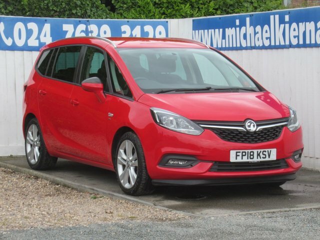 Vauxhall Zafira Tourer 1.4I Turbo Sri Nav Mpv Euro 6 1 Red