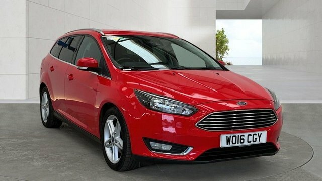 Ford Focus 1.5 Tdci Titanium Estate Euro 6 Red