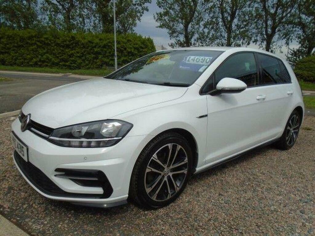 Volkswagen Golf 2.0 Tdi R-line Dsg Euro 6 S S PRZ4315 White #3