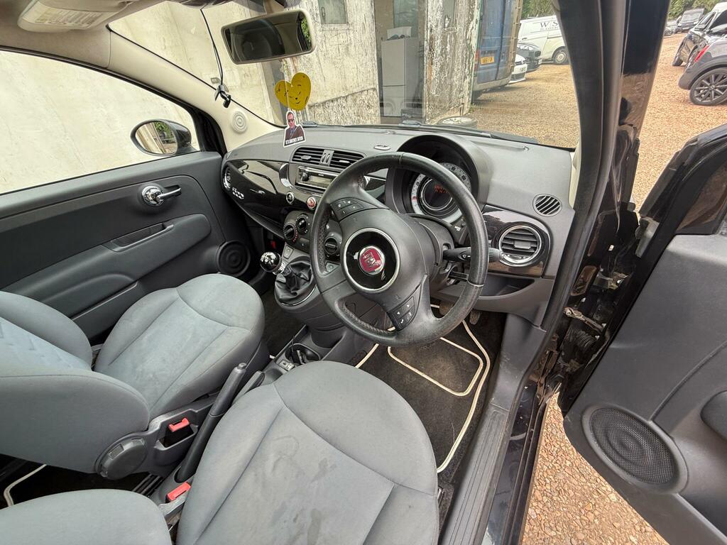 Fiat 500 1.2 Lounge Euro 5 Ss AU60UHA Black #2