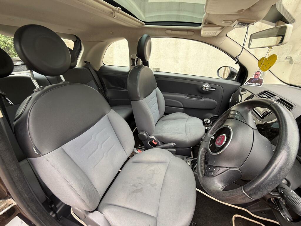 Fiat 500 1.2 Lounge Euro 5 Ss AU60UHA Black #3