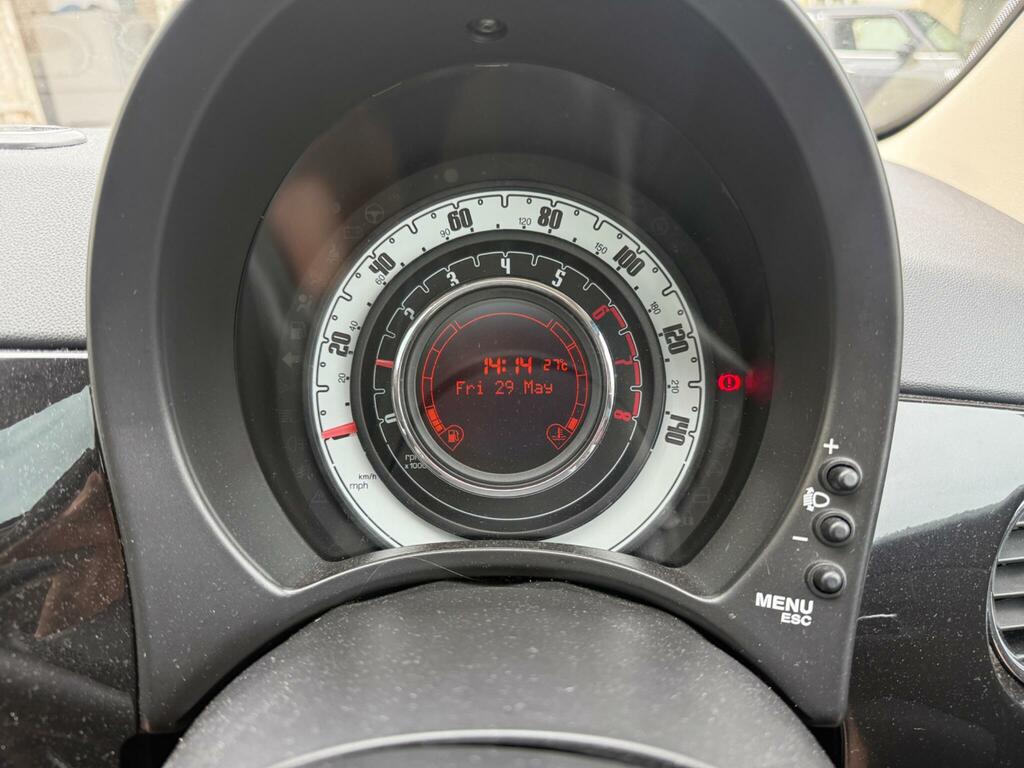 Fiat 500 1.2 Lounge Euro 5 Ss AU60UHA Black #4