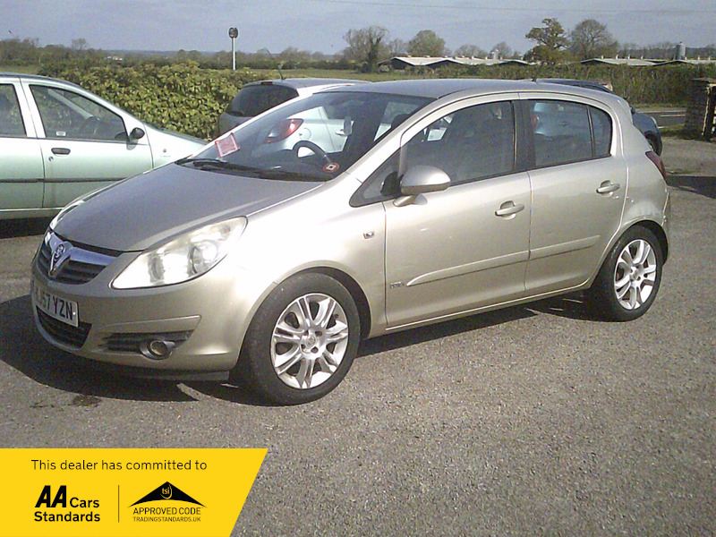 Vauxhall Corsa Design 16V KJ57YZN Gold #5