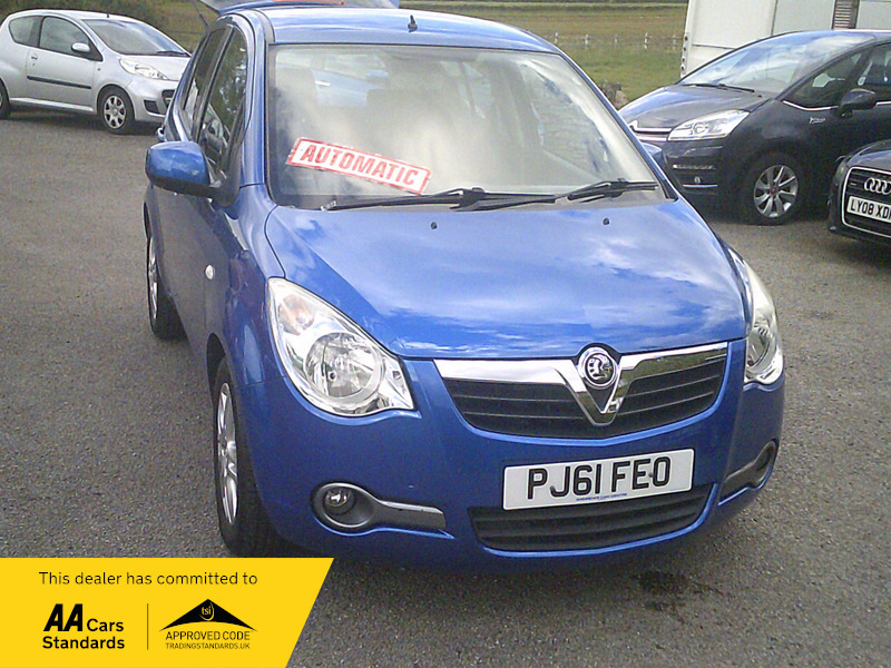 Vauxhall Agila Se Automatic PJ61FEO Blue #2