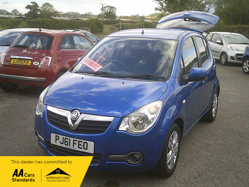 Vauxhall Agila Se Automatic PJ61FEO Blue #4