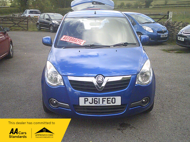Vauxhall Agila Se Automatic PJ61FEO Blue #3