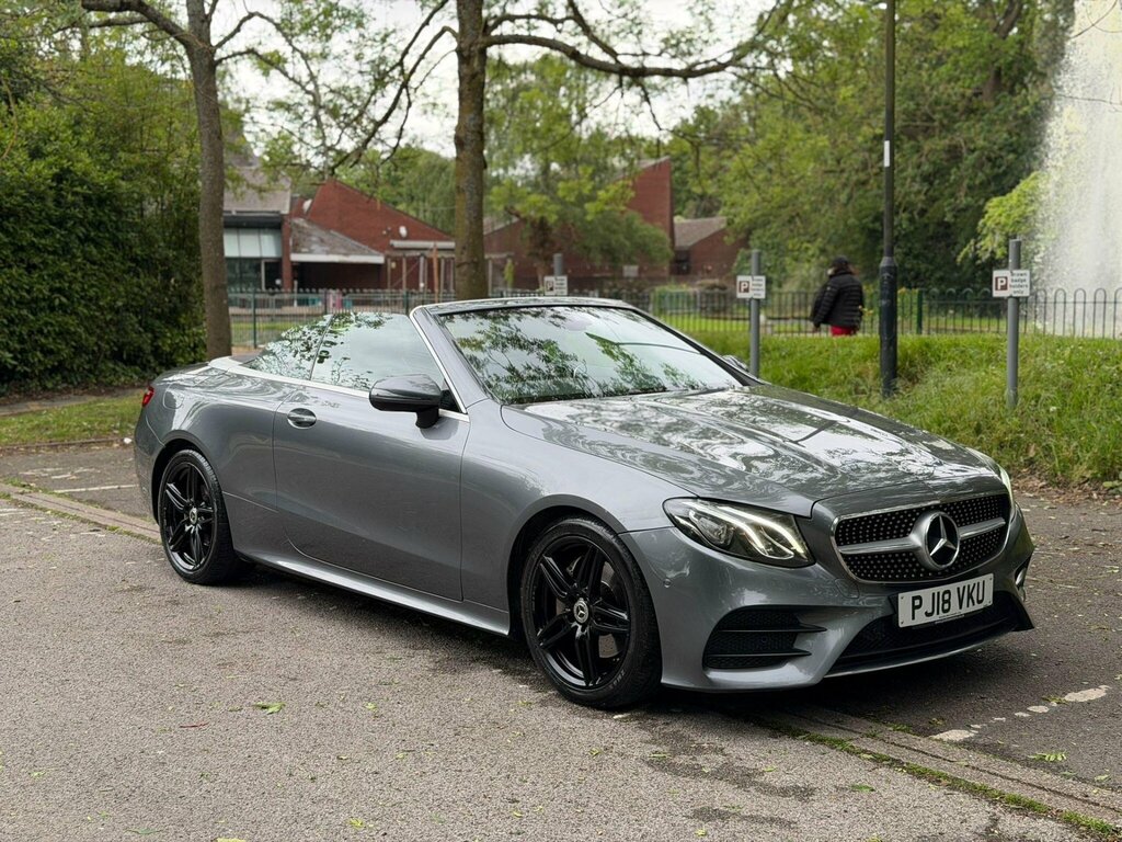 Mercedes-Benz E Class 2.0 E220d Amg Line Cabriolet G-tronic Euro 6 Ss Grey