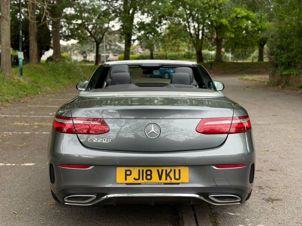 Mercedes-Benz E Class 2.0 E220d Amg Line Cabriolet G-tronic Euro 6 Ss PJ18VKU Grey #4