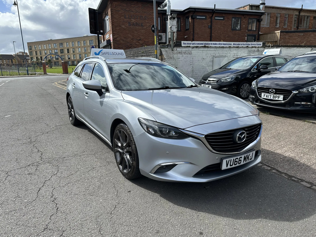 Mazda 6 2.2 Skyactiv D Sport Nav Tourer Silver