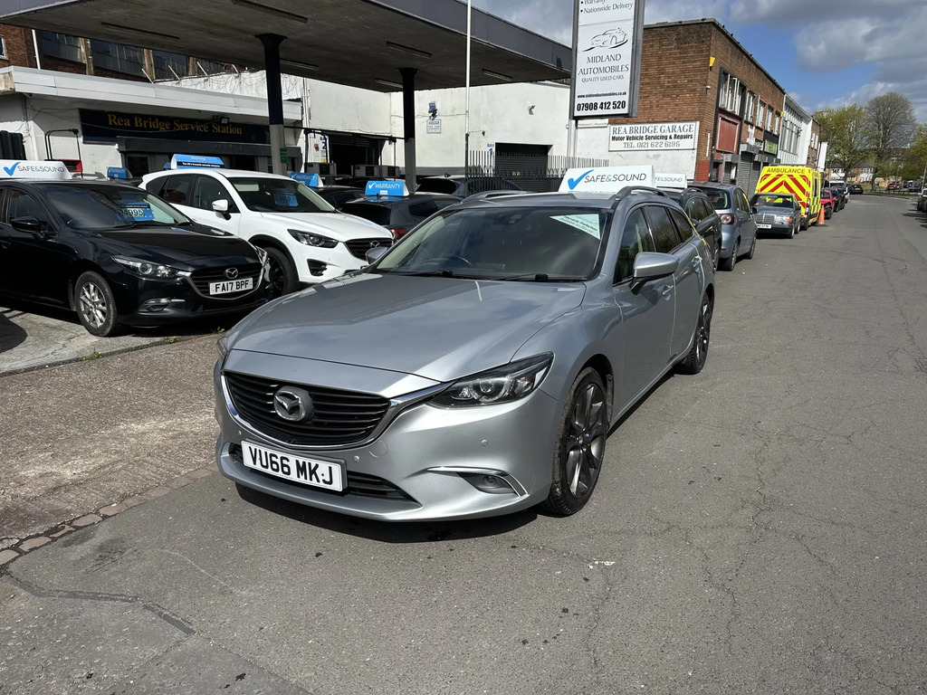 Mazda 6 2.2 Skyactiv D Sport Nav Tourer VU66MKJ Silver #5