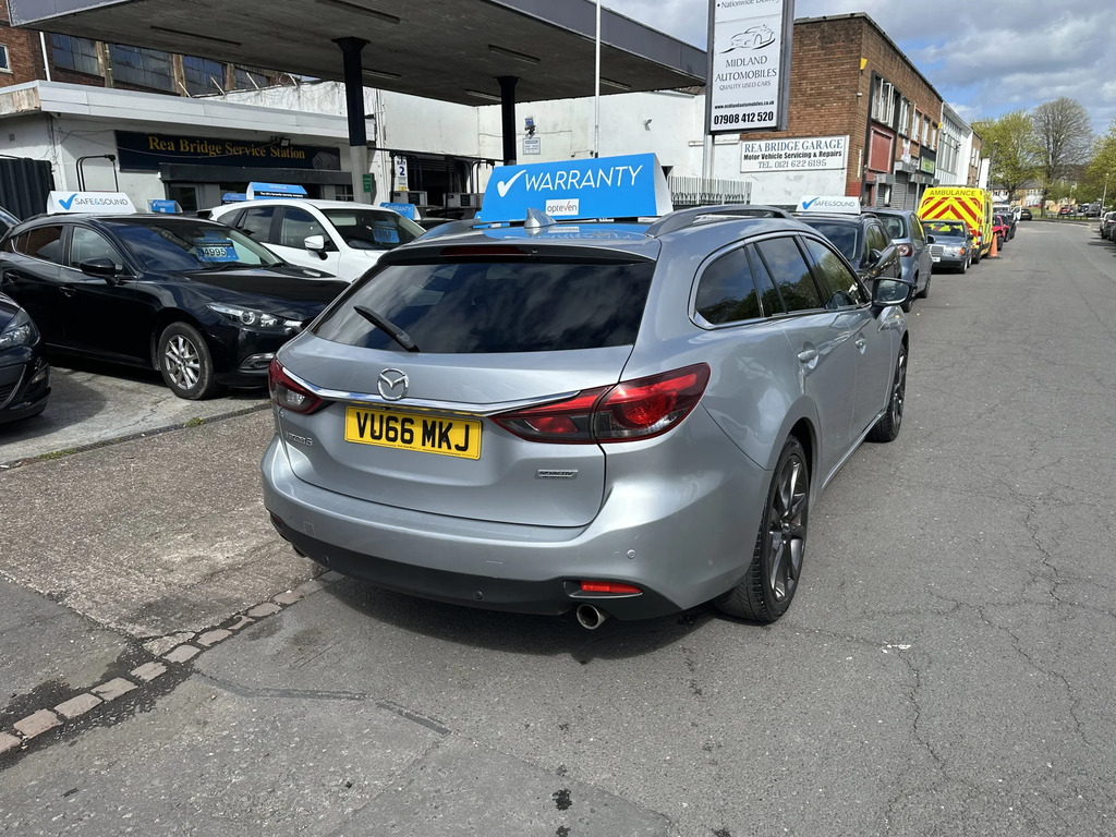 Mazda 6 2.2 Skyactiv D Sport Nav Tourer VU66MKJ Silver #4