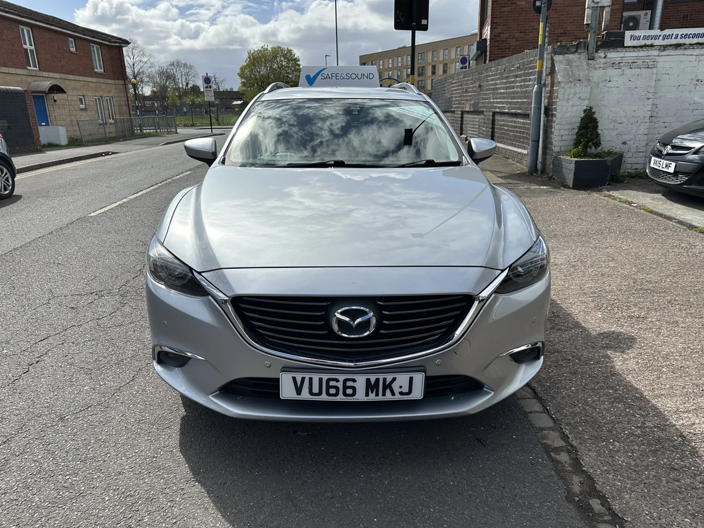 Mazda 6 2.2 Skyactiv D Sport Nav Tourer VU66MKJ Silver #3