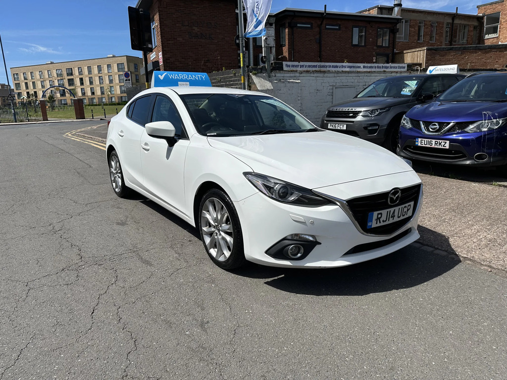 Mazda 3 Saloon White