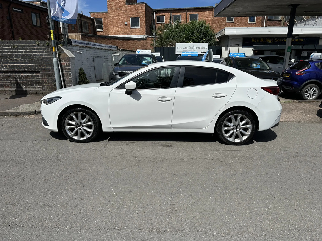 Mazda 3 Saloon RJ14UGP White #6