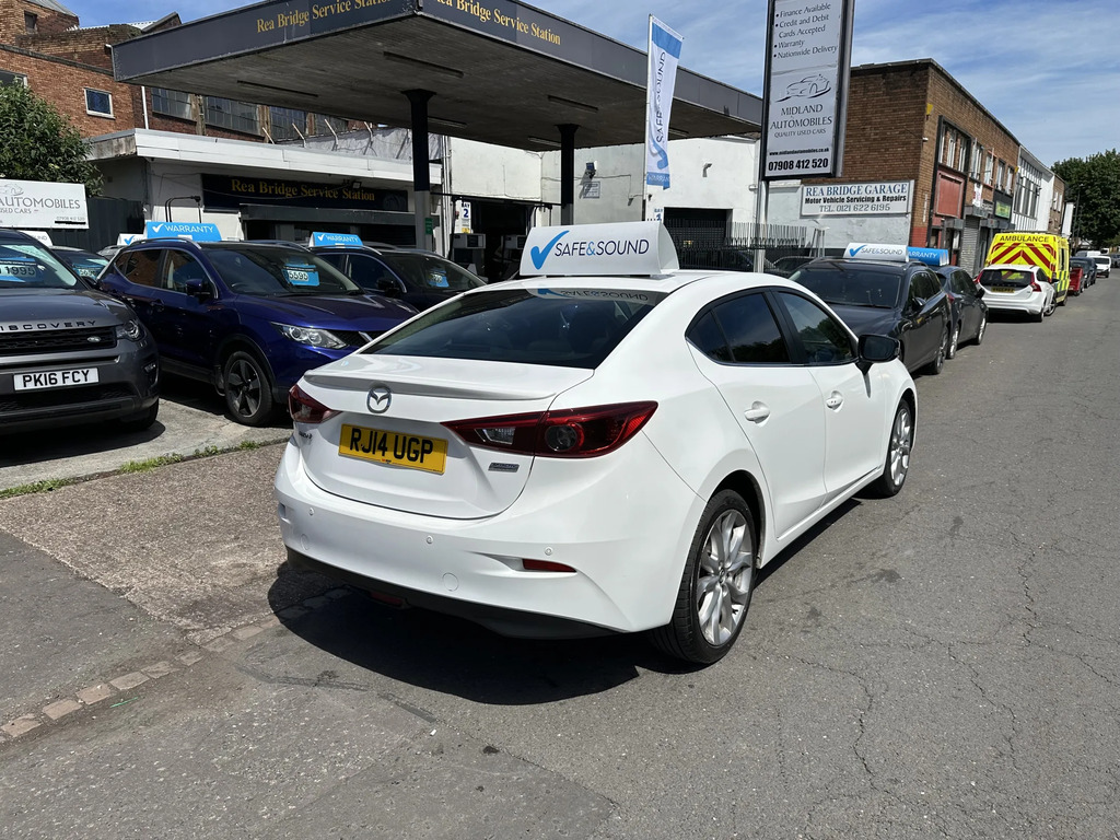 Mazda 3 Saloon RJ14UGP White #4