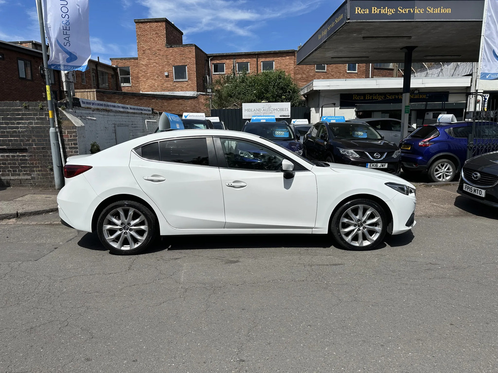 Mazda 3 Saloon RJ14UGP White #3