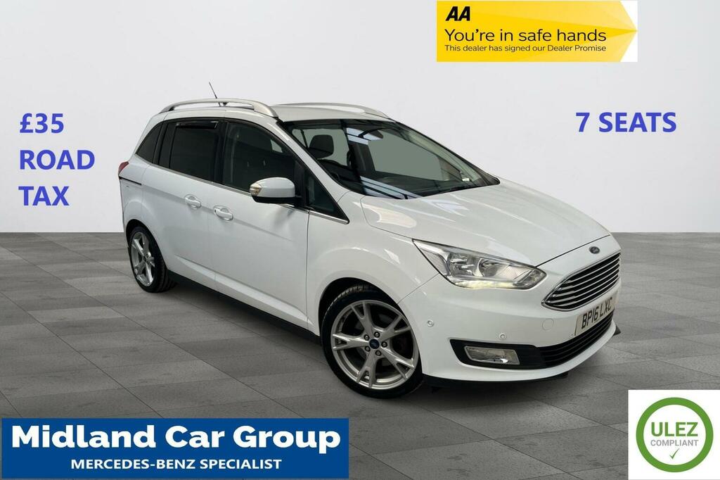 Ford Grand C-Max 1.5 Tdci Titanium Euro 6 Ss White