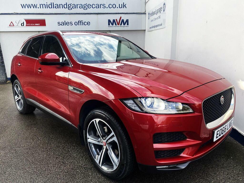 Jaguar F-Pace 2.0 D180 Portfolio Awd Euro 6 S S Red