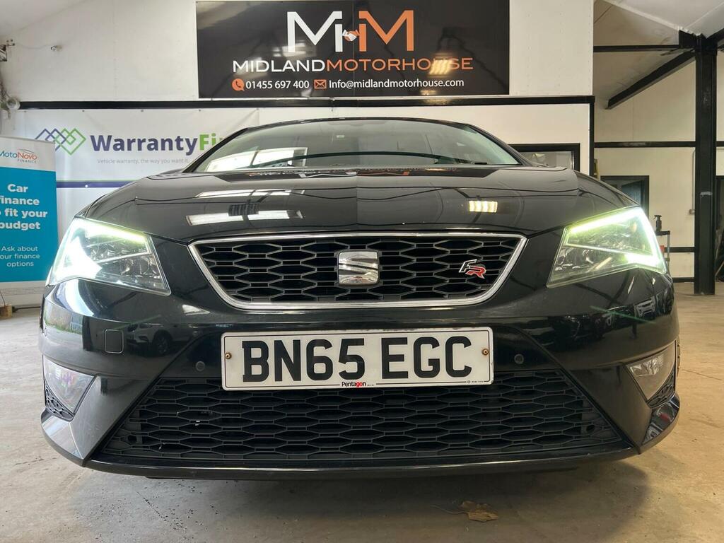 Seat Leon Hatchback 2.0 Tdi Fr Euro 6 Ss 201565 BN65EGC Black #2