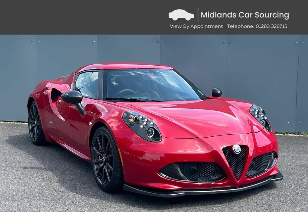 Alfa Romeo 4C 1750 Tbi Coupe Tct In Alfa Red Euro 6 Pet Red