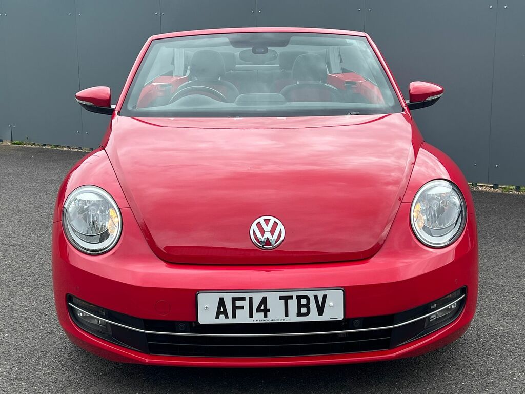 Volkswagen Beetle 1.6 Tdi Bluemotion Tech Design Cabriolet 4 Sea AF14TBV Red #2