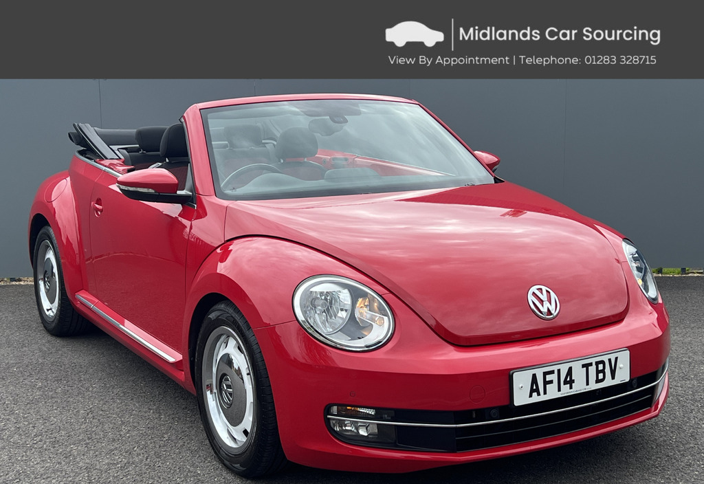 Volkswagen Beetle 1.6 Tdi Bluemotion Tech Design Cabriolet 4 Sea Red