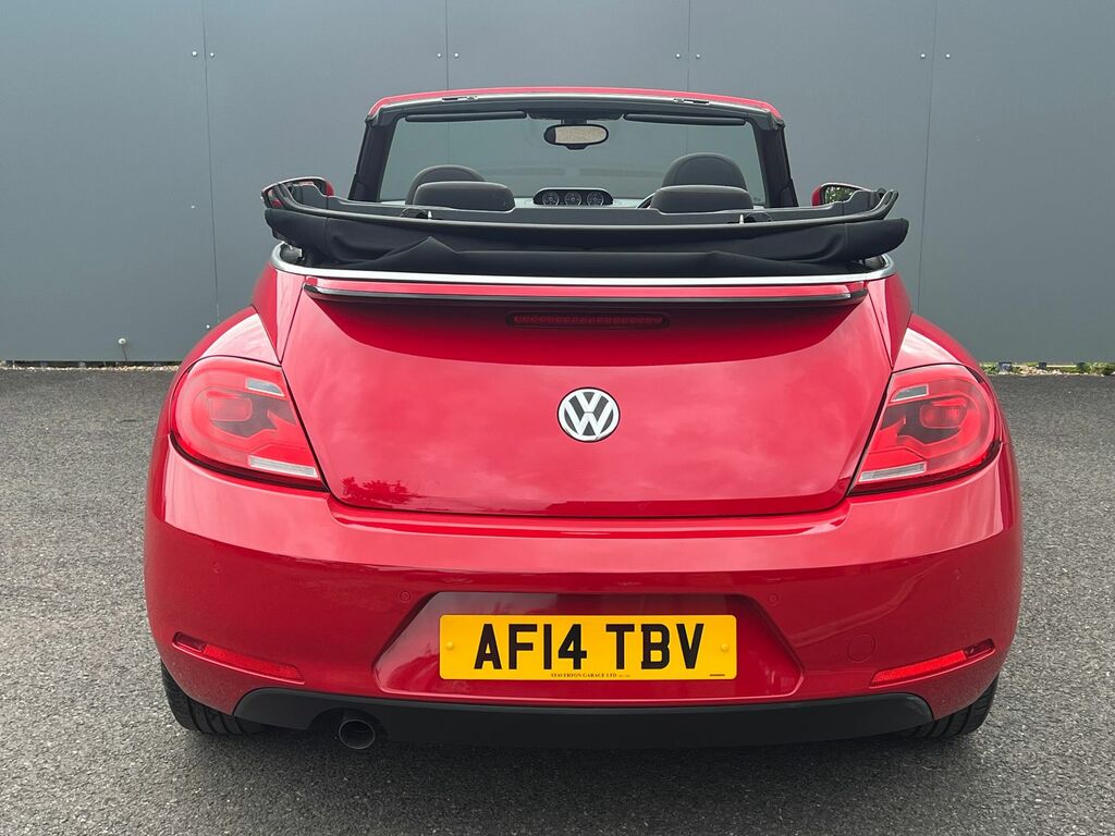 Volkswagen Beetle 1.6 Tdi Bluemotion Tech Design Cabriolet 4 Sea AF14TBV Red #6