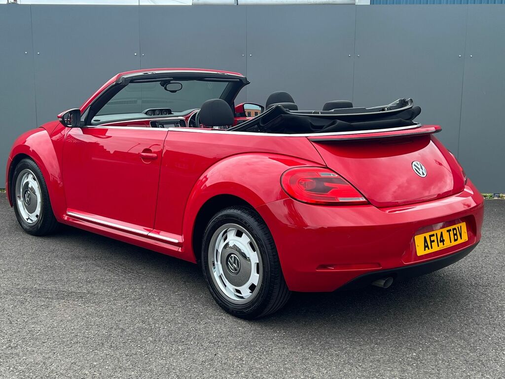 Volkswagen Beetle 1.6 Tdi Bluemotion Tech Design Cabriolet 4 Sea AF14TBV Red #5