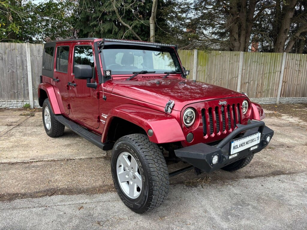Jeep Wrangler 2.8 Crd Sahara Suv 4Wd Euro 5 197 Red #4