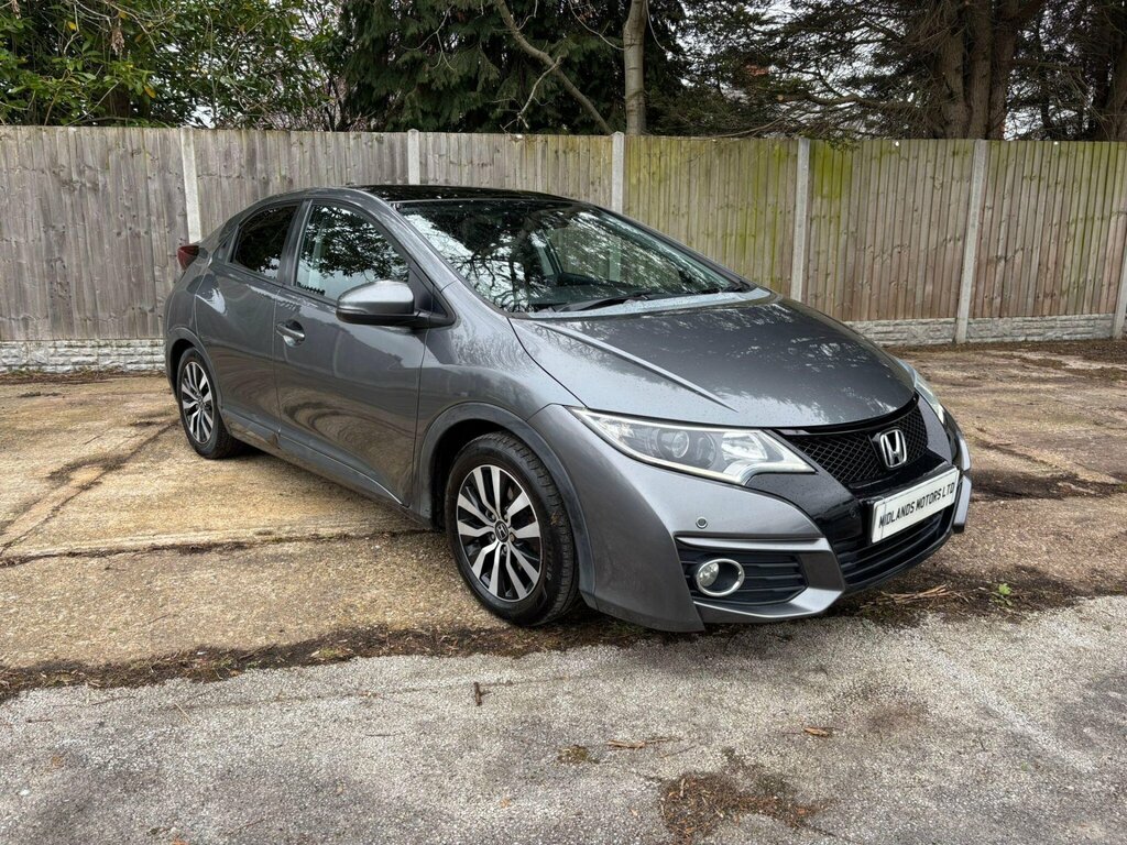 Honda Civic 1.6 I-dtec Sr Hatchback Euro 6 WM66EGX Grey #4