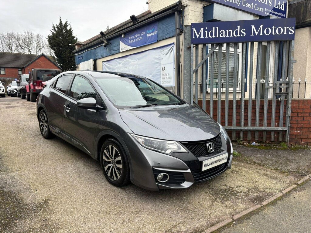 Honda Civic 1.6 I-dtec Sr Hatchback Euro 6 WM66EGX Grey