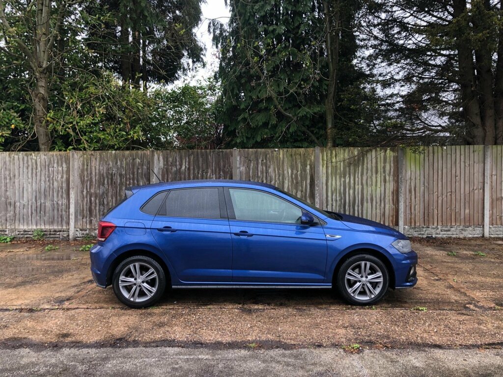 Volkswagen Polo 1.0 Tsi R-line Dsg Euro 6 Ss PF20TMX Blue #2