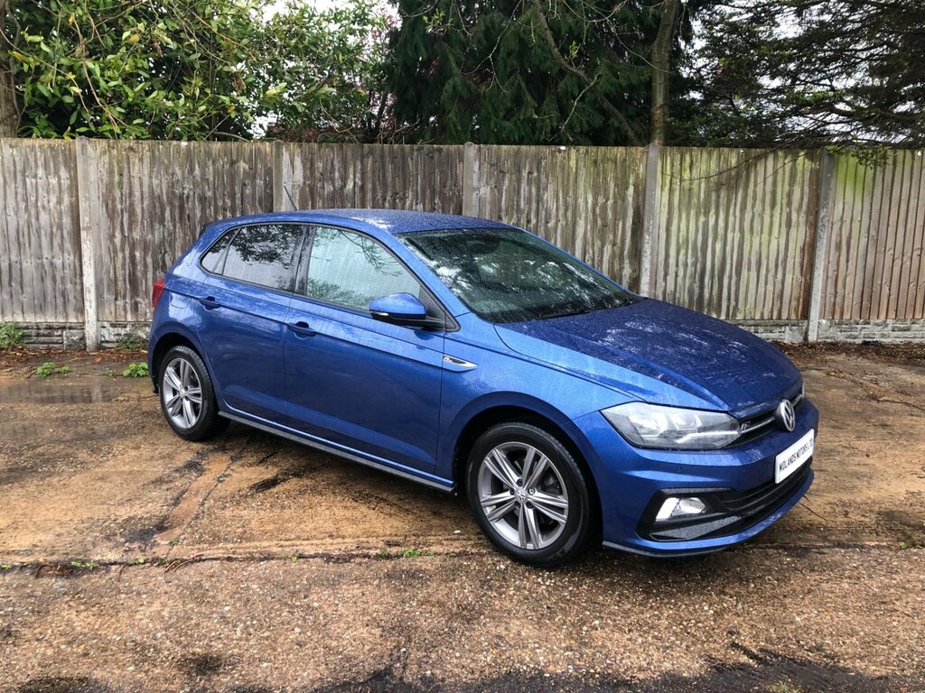 Volkswagen Polo 1.0 Tsi R-line Dsg Euro 6 Ss PF20TMX Blue #4