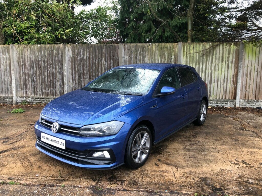 Volkswagen Polo 1.0 Tsi R-line Dsg Euro 6 Ss PF20TMX Blue #6