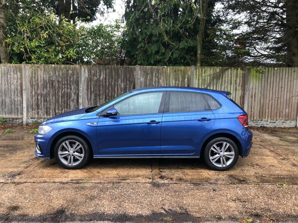 Volkswagen Polo 1.0 Tsi R-line Dsg Euro 6 Ss PF20TMX Blue #3