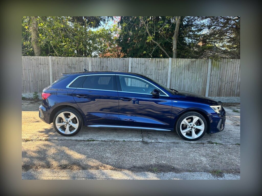 Audi A3 1.4 Tfsie 40 S Line Sportback S Tronic Euro 6 Ss LR22OGM Blue