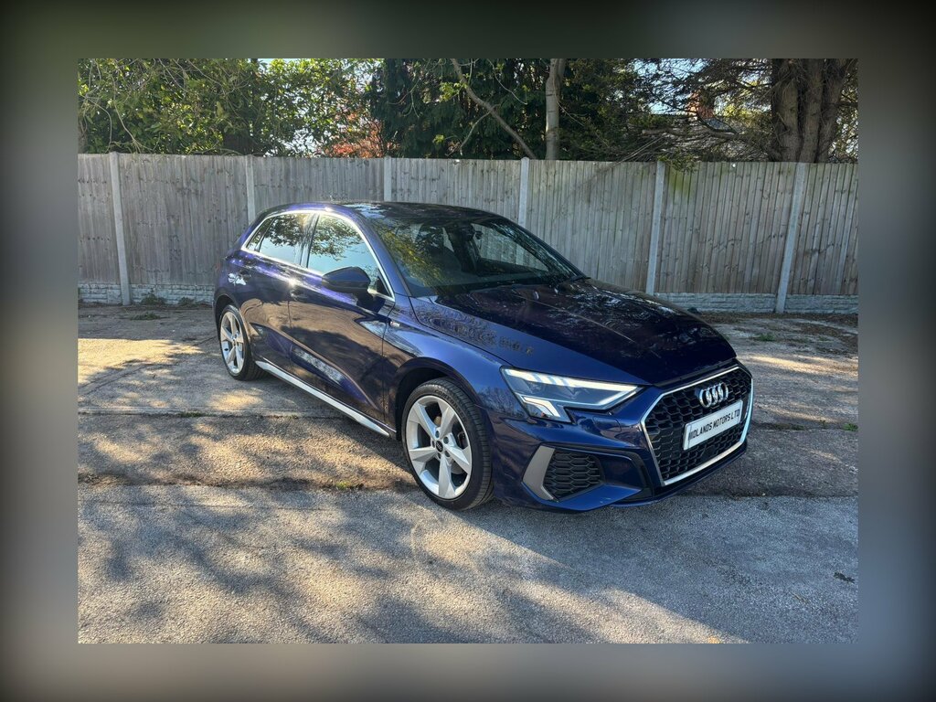 Audi A3 1.4 Tfsie 40 S Line Sportback S Tronic Euro 6 Ss LR22OGM Blue #3