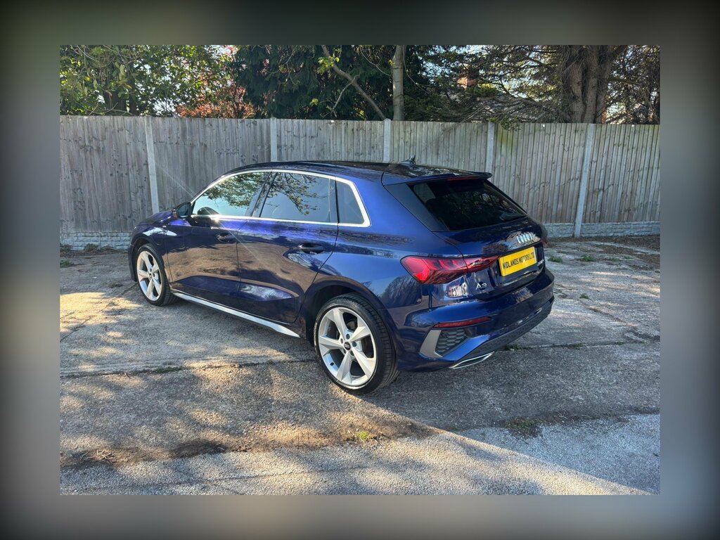 Audi A3 1.4 Tfsie 40 S Line Sportback S Tronic Euro 6 Ss LR22OGM Blue #6