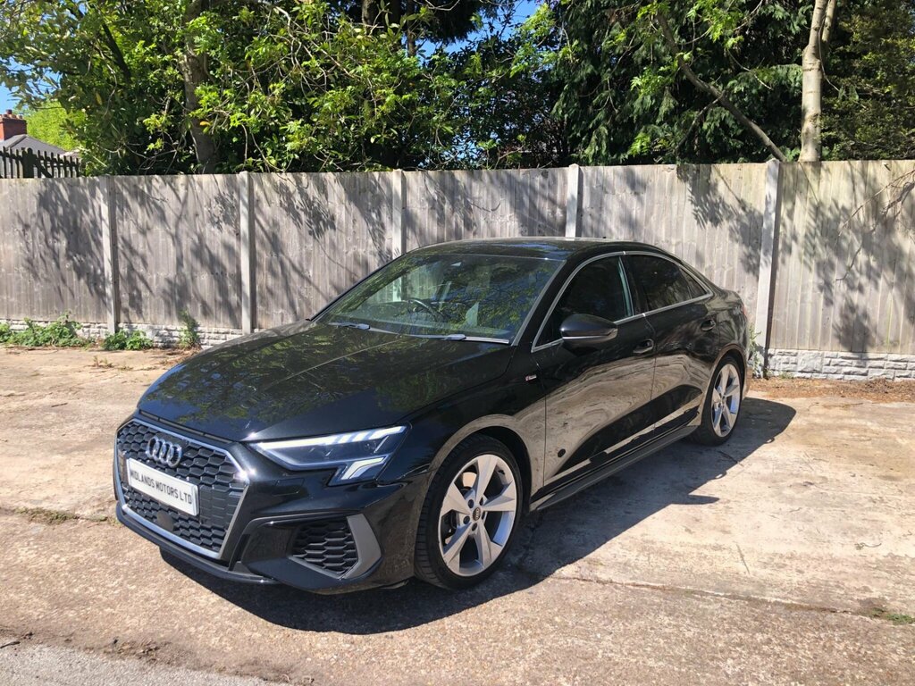 Audi A3 1.5 Tfsi 35 S Line S Tronic Euro 6 Ss OV70JVW Black #6