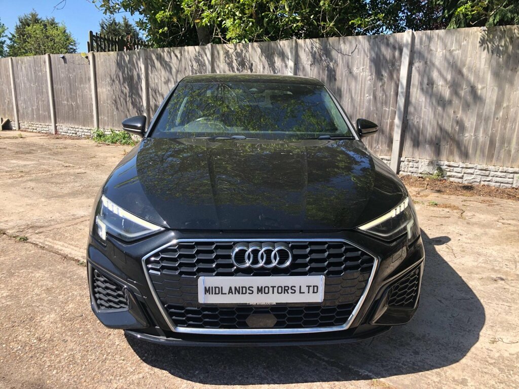 Audi A3 1.5 Tfsi 35 S Line S Tronic Euro 6 Ss OV70JVW Black #5