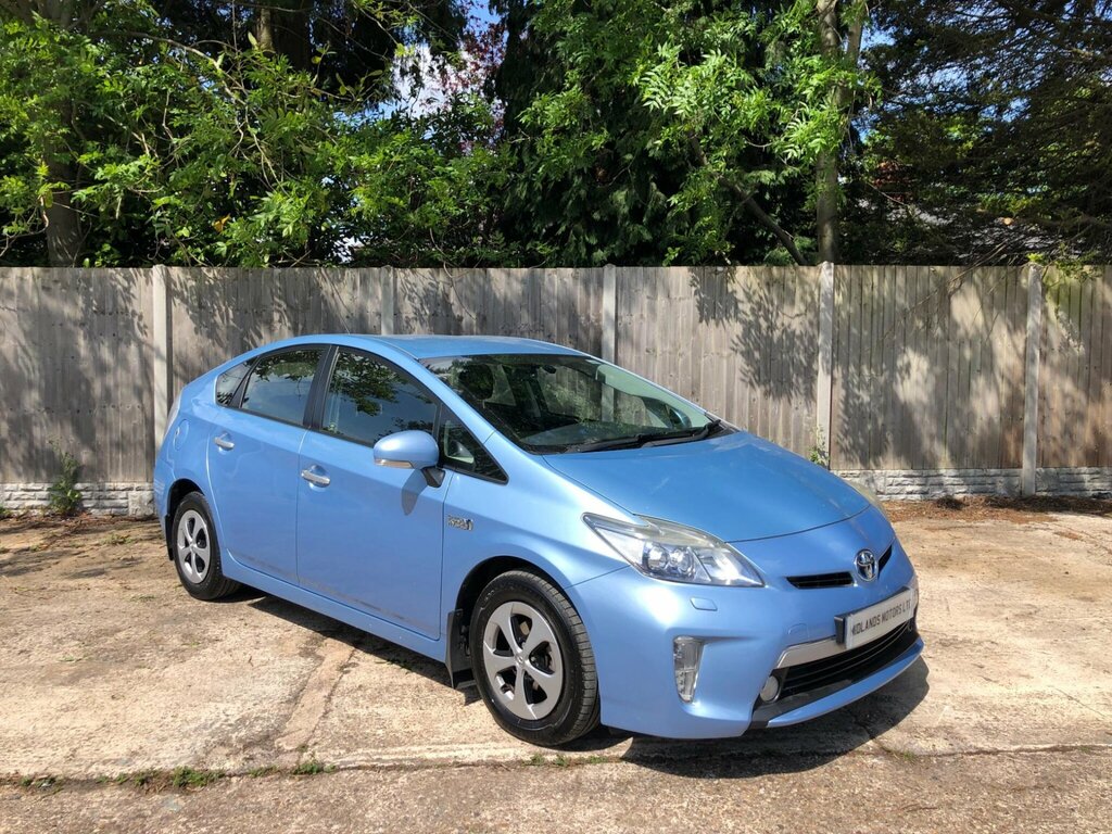 Toyota Prius 1.8 Vvt-h Cvt Euro 5 Ss Blue #4