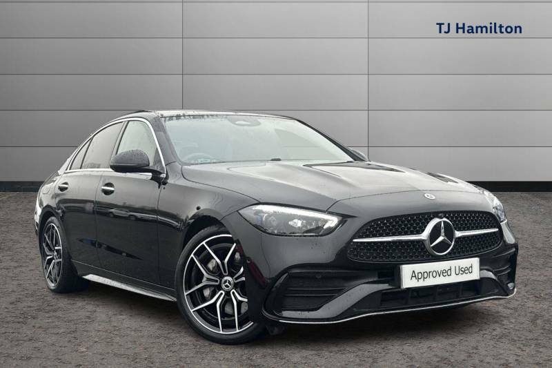 Mercedes-Benz C Class C220d Amg Line Premium Pan Roof 9G-tronic Black