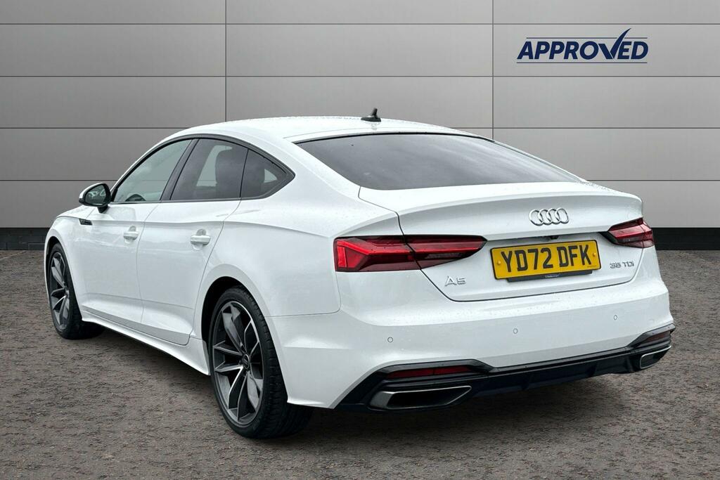 Audi A5 35 Tdi S Line S Tronic YD72DFK White #3