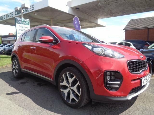 Kia Sportage 1.6 T-gdi Gt-line Suv Euro 6 17 Red