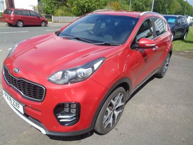 Kia Sportage 1.6 T-gdi Gt-line Suv Euro 6 17 PX18ZXF Red #4