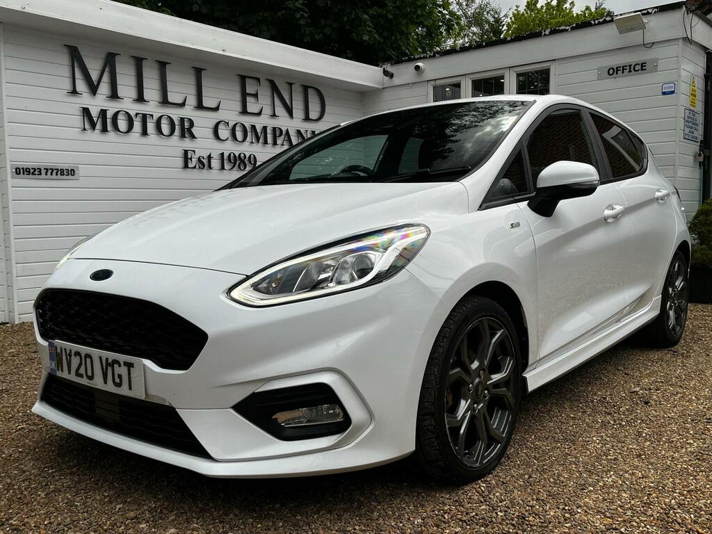 Ford Fiesta Hatchback 1.0T Ecoboost St-line Edition Euro 6 S WV20VGT White #5